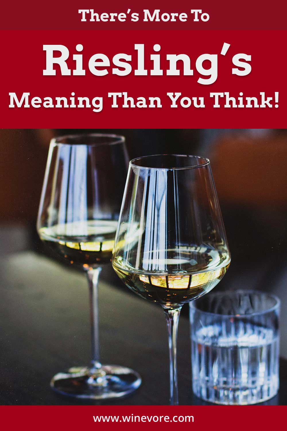 Two wine glasses near a shot glass - Riesling's Meaning