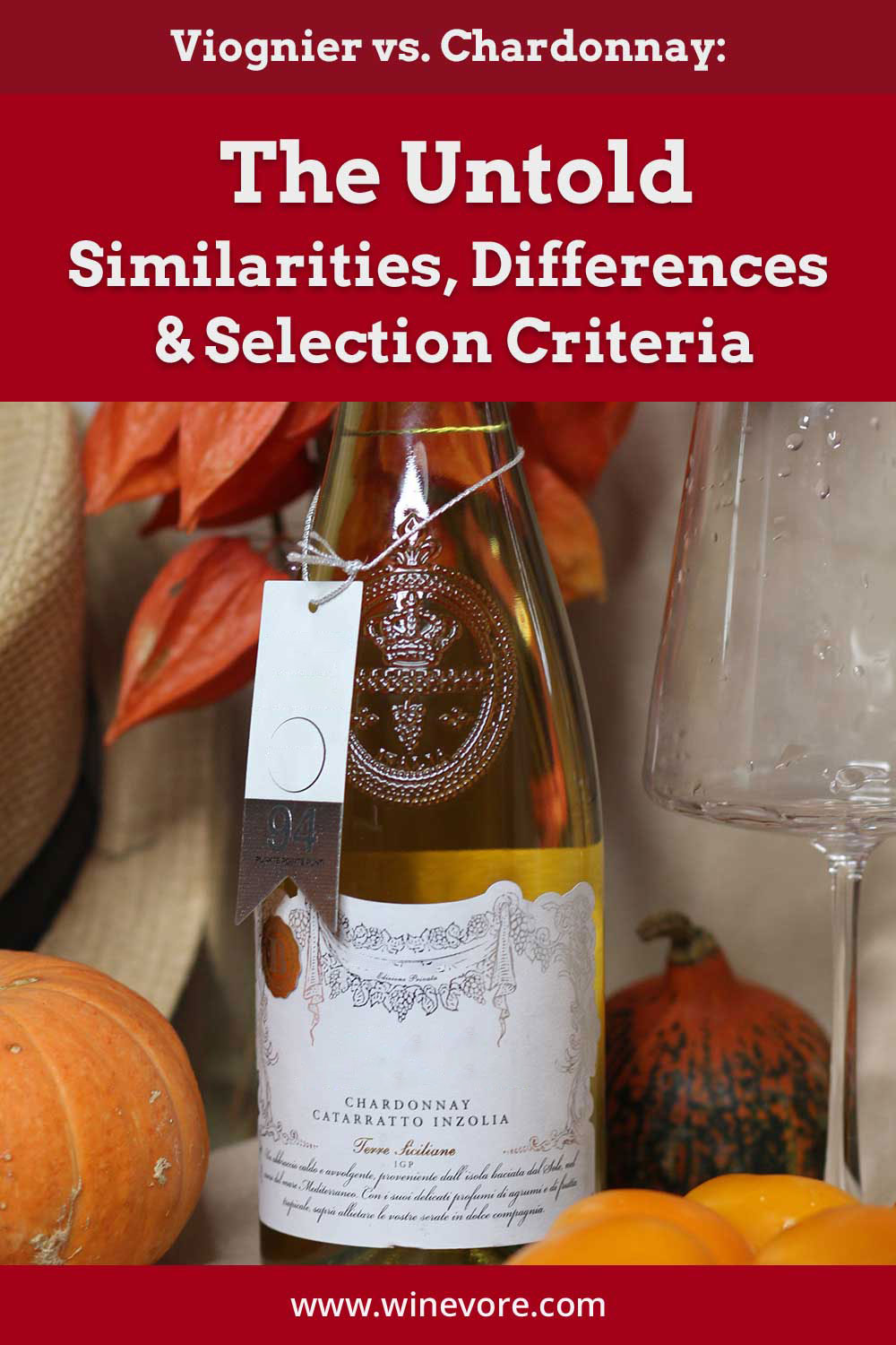A wine bottle with a tag on it - Viognier vs. Chardonnay: Similarities, Differences & Selection Criteria