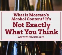 A few wine bottles - Moscato's Alcohol Content