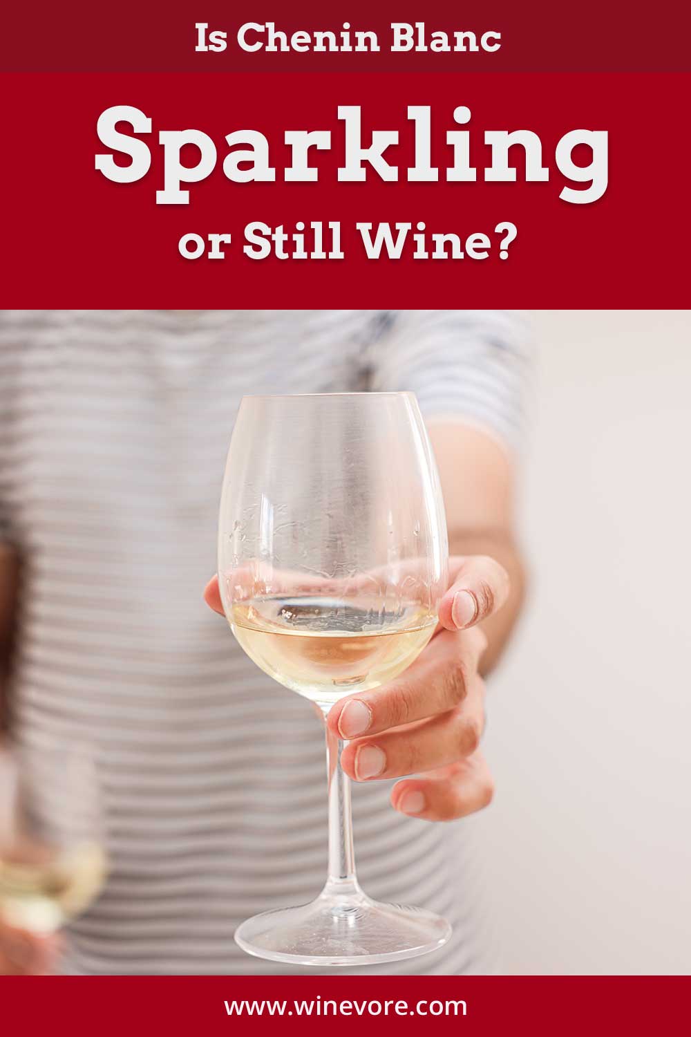 A glass of white wine in a person's hand - Is Chenin Blanc Sparkling or Still Wine?