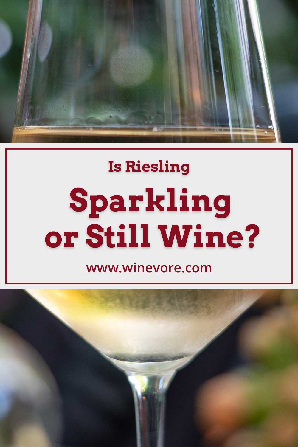 Close up of a wine glass - Is Riesling Sparkling or Still Wine?