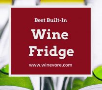 Two wine bottles side-by-side - Best Built-In Wine Fridge.